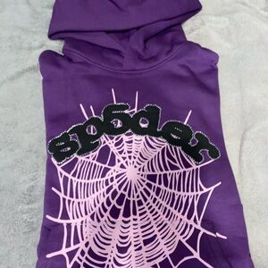 Purple spider hoodie